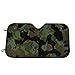 Produktbild saibing Black Green Brown Camouflage Sun Protection Car Windshield Sun Shade- Keep Your Vehicle Cool-UV Ray Protector Sunshad for Car Auto Sedan Truck SUV