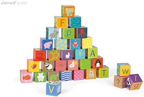 Janod 32 Blocks (Alphabet)