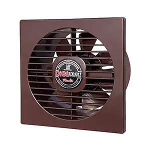 DIGISMART ELECTRICAL 150mm 1600 RPM High Speed 6 inch Pure Copper Motor Axial Fan (Brown)