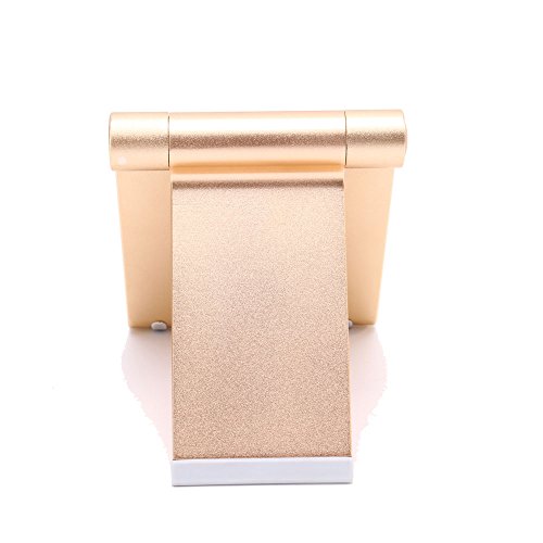 hengsheng Aluminium Multi Winkel Universal Handy und Tablet Ständer für iPhone, iPad, Samsung Galaxy, HTC, Nexus und mehr gold - 3