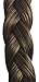 BRAID PLAITED CHUNKY HAIR HEADBAND (15 Brown Honey Blonde Mix)