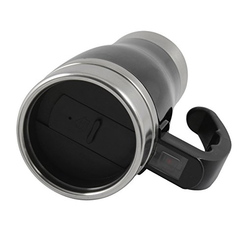 Tera® Aluminum selbstrührender Kaffeebecher Tasse Trinkbecher Becher Trinkflasche Wasserflasche Office Lazy Twist Self Stirring Mug für Coffee Kaffee Milch Tee Kakao Wasser - 4