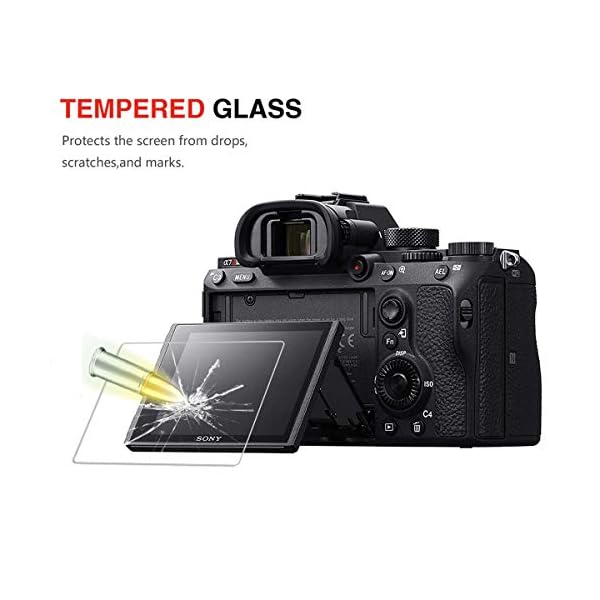 (4 Piezas) OOTSR Protector de Pantalla para Sony Alpha A9 A7II A7RII A7SII A7RIII A7R Mark II, Protector de Vidrio… - Image 4