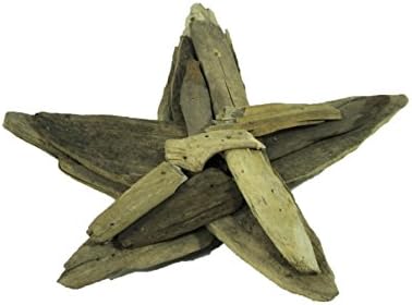 Blossom and Blooms Q-Driftwood Starfish Ornament, Wood, Brown, 23 x 23 x 4 cm