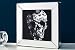Produktbild DuNord Design Glasbild SKULL 20cm x 20cm Totenkopf Bild Spiegelglas Design Standbild Deko