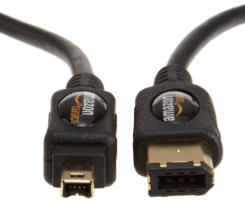 AmazonBasics IEEE 1394 4-Pin/6-Pin FireWire-Kabel (1,8 m) - 3