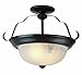 Produktbild Trans Globe Lighting 13211 ROB 2-Light Semi-Flush-Mount, Rubbed Oil Bronze by Trans Globe Lighting