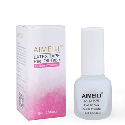 AIMEILI Liquid Latex Peel Off Hautschutz Fingerschutz für Nail Art 15ml - 2