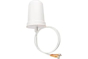 Cisco Aironet Dual-Band Omnidirectional Wi-Fi Antenna, 4 dBi (2.4 GHz)/4 dBi (5 GHz), MIMO (4 Ports), Wall/Mast Mount, 1-Year Limited Hardware Warranty (AIR-ANT2544V4M-R=)