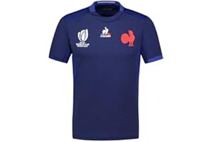 Le Coq Sportif Ffr XV Maillot Replica Cdm Enfant Pblue T-Shirt Manches Courtes Mixte Enfant