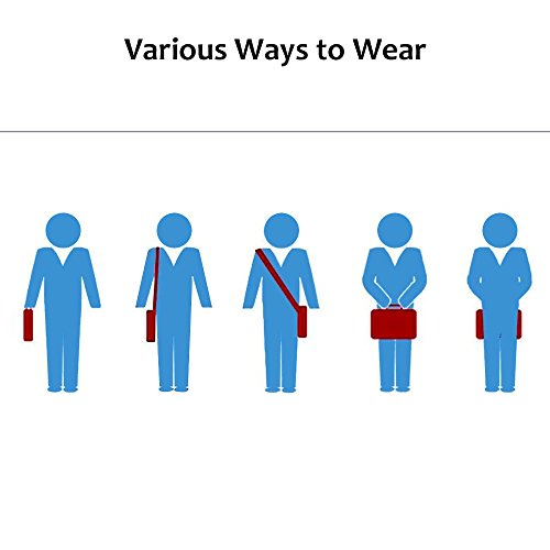 15 6-17 Zoll Laptop H  lle Umh  ngetasche iCasso Wasserfeste Multifunktions Handtasche Schulter notebooktasche Tragetasche sleeve f  r bis zu 17 zoll 