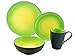 Produktbild Creatable 20221, Serie HOT Green, Geschirrset 4 teilig Single Set, Stein, Mehrfarbig, 30 x 16 x 32 cm, 4-Einheiten
