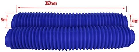 FORK ANTI DUST COVERS GAITERS BOOTS YZ125 YZ250 YZ250F YZ450F WR250F WR450F YZ85 DT250 WR250R DIRT BIKE MOTOCROSS BLUE