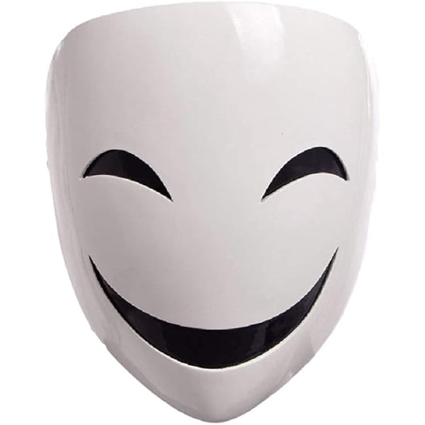 Masque Halloween Zombie Applysu Masque Shy Guy Anime Shy Boys Filles Masque Funny Blanc Cosplay Halloween, Noël, Carnaval Mask 3D Print