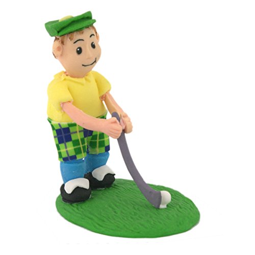 Claydough Figure - Golfer Golf Man - Cake Topper by Culpitt