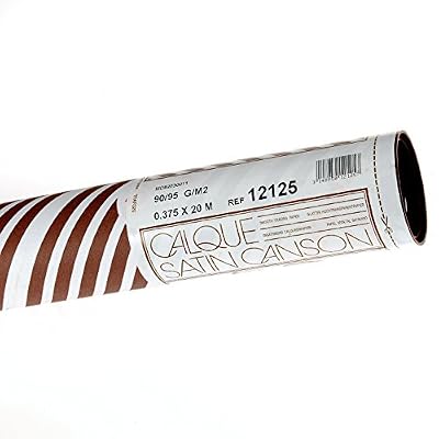Canson Calque Satin Rouleau 90 - 95 g/m² 0,375 x 20 m Translucide