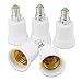 Produktbild PsmGoods 5PCS E14 zu E27 Socket Konverter Glühlampe-Lampen-Einfaßungs-Adapter Enlarger Fassung (E14 TO E27)