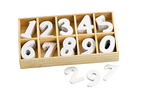 VBS Holz-Zahlen. 60 Stück in Box
