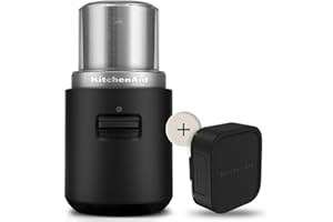 KitchenAid KitchenAid Go młynek do kawy | bezprzewodowy młynek do kawy do świeżo zmielonej kawy w podróży | pojemnik na mielenie 113 g | z akumulatorem | czarny