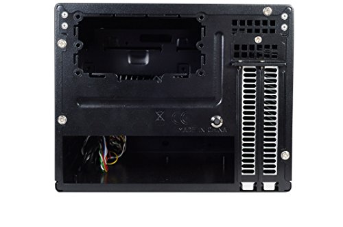 SilverStone SST-SG06BB-Lite – Sugo Mini-ITX kompaktes Cube Gehäuse, schwarz - 3