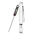 Produktbild TOPELEK Grillthermometer Bratenthermometer Haushaltsthermometer, Lange Probe, mit 5 Sekunden Sofortiges Auslesen für Küche, Grill, BBQ, Essen, Steak, Türkei, Süßigkeiten, Milch, Bad Wasser.
