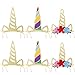 Produktbild Amosfun Einhorn Horn Horn Horn Horn Party Horn Unicorn Stirnband für Geburtstagsfeiern und Erwachsene 12er Pack
