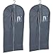 Produktbild LS-LebenStil 2X Reise Kleidersack Kleiderschutzhülle 60x135cm Vlies Grau Anthrazit Kleiderhülle 2 Stück