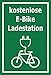 Produktbild Melis Folienwerkstatt Schild - E-Bike Lade-Station - 30x20cm | Bohrlöcher | 3mm Aluverbund – S00050-066-G -20 Varianten