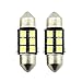 Price comparison product image 2 x 31mm 1.25" DE3175 DE3021 DE3022 6-SMD-3535 LED Bulbs For Car Interior Dome Lights, Vanity Mirror, Cargo Lights CANBUS Error Free Xenon White(Pack of 2)