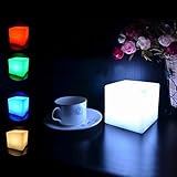 cubo luz y sombra Interruptor de encendido / apagado con 7 cambios de color diferentes gradualmente.