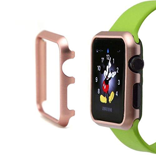 Preisvergleich Produktbild Liqiqi Schutzhülle für Apple Watch, 42 mm, Aluminium Rose Gold