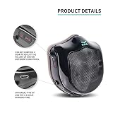 Diseño: la apariencia del producto sigue el principio de diseño ergonómico, ventilador agradable a la piel, elegante y ligero, cómodo de llevar sin sensación de presión, y la línea de visión es sin obstáculos.