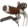 Short Ergonomic Grips for BROMPTON Eco Leather M type BROWN