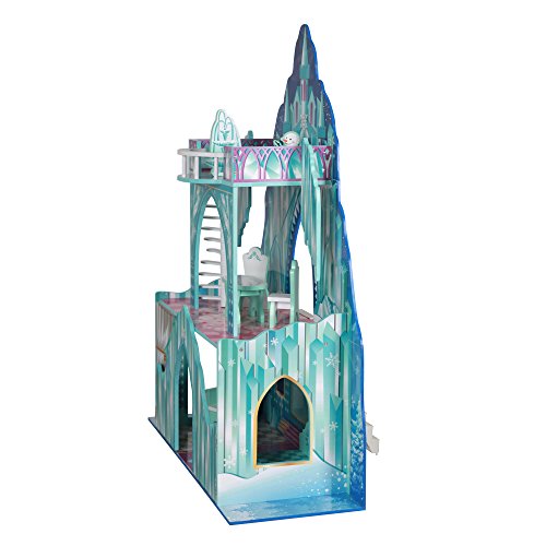Teamson Kids - Ice Castle Wooden Doll House with 6 pcs Furniture for 12 inch Dolls