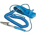 Techtonics Anti Static ESD Wrist Strap Elastic Band with Clip 35mm for Sensitive Electronics Repair Work Tool
