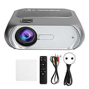 Projector, 1280x720P Smart Version USB WiFi Portable 16:9 Home Projection, 100?240V, for Home Office Outdoor Party(Transl)