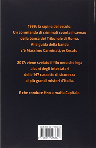 Book's Cover of La lista. Il ricatto alla Repubblica di Massimo Carminati