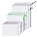 Produktbild 9-Pack wiederverwendbare Mesh Produce Taschen, BIG HOUSE Doppel-Genht Strke, umweltfreundliche Waschbar Einkaufstaschen mit Taragewicht auf Tags f¨¹r Obst Spielzeug Gem¨¹se Lebensmittelgeschft Shopping Storage (3 verschiedene Gre)