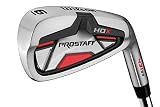 Contenido: 1 x Wilson Staff Set para mujer con hierro 5 y sand wedge, mano izquierda, loft: 23.0°, negro/azul, largo: 37.5", peso: 1.32 kg, WGD137500