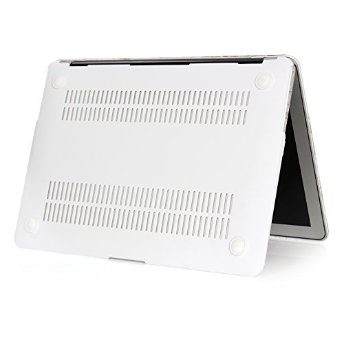 MacBook Air 11 Hülle,Aomo MacBook Air 11 Zoll Tasche Marmor Muster Gummi Beschichtet Hartschale Sleeve Schutzhülle für Macbook Air 11.6 Modell: A1370/A1465 [Marmor Muster Weiß 01] - 5