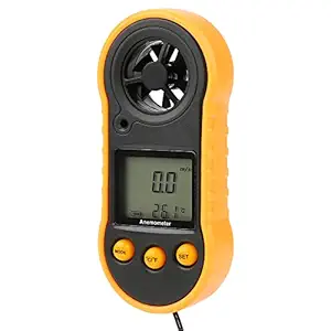 Wind-Speed Gauge Meter, Handheld Wind Velocity Meter Anemometer, Wind Speed Gauge for Office Home Car Air Condition