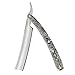 Witasm Straight Razor Set Cut Throat Barber Razor Shavette with Gold Handle & Rose Wood Case