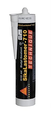 SikaLastomer 710, Mastic butyle d'€™étanchéité démontable, 300ml, Blanc