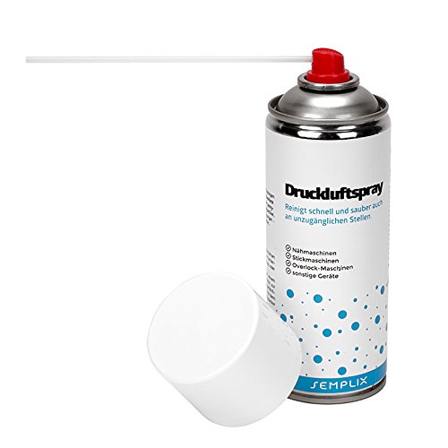 Druckluftreiniger 400ml Dose von Semplix | Entfernt Staub Flusen Fadenreste sonstige Verunreinigungen | Pressluftdose Air Duster Druckluftdose Luftspray - 2