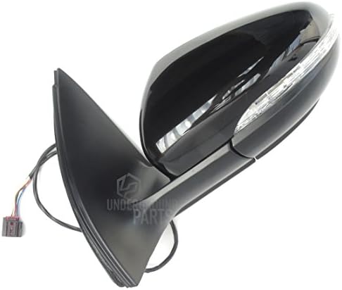 Underground Parts Full Complete Door Wing Mirror Unit Electric - Metallic Black - Left - Nearside - Passenger Side part