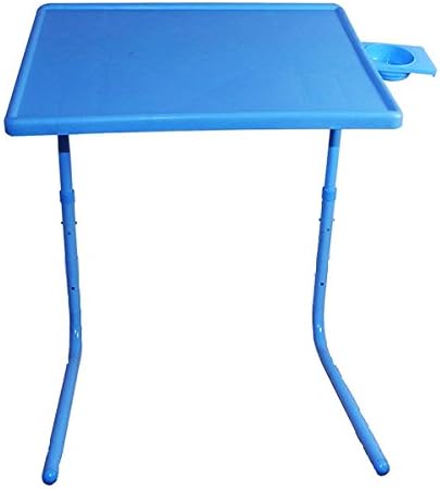Ebee Tablemate Adjustable Portable Table with Cup Holder for Multipurpose Use