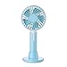 Produktbild JIBEIER Mini-Desktop-Lüfter, Kleiner Lüfter tragbarer USB-Tischlüfter-Multifunktionsgeräuscharm mit Handyhalterung Lüfter für Home Office,Blue