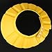 WLM Baby Child Kid Boys Girls Safe Shampoo Bath Shower Wash Hair Shield Hat Cap (Yellow)