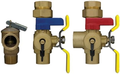 Webstone 54443WPR Isolator E2 Lead Free Tankless Water Heater Service Valve Kit, 3/4-Inch Sweat