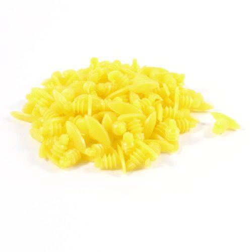 100 Pcs Plastic Push Rivet Trim Screw Mounting Elements Clips 5 mm Hole for Car